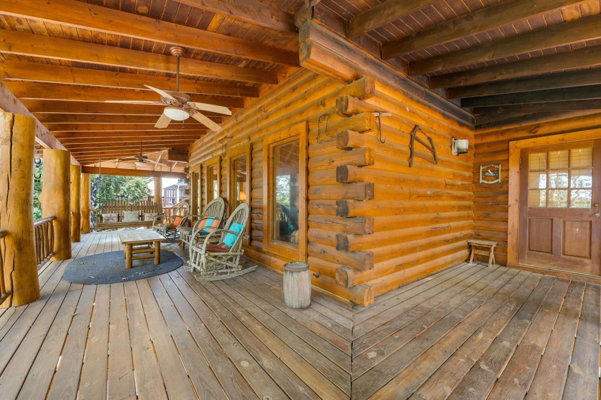 The Lazy K Cabin Cabin ブランソン エクステリア 写真